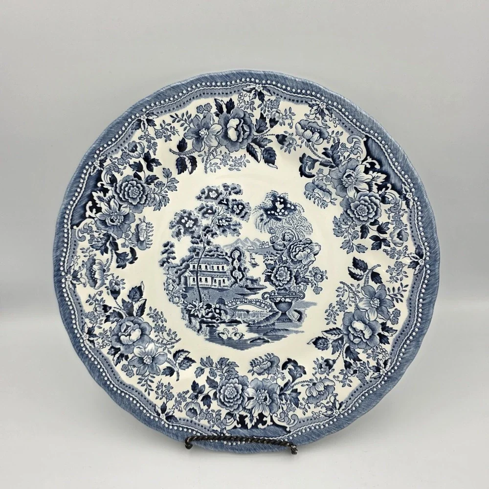 1 Dinner Plate Tonquin Blue by Churchill 10